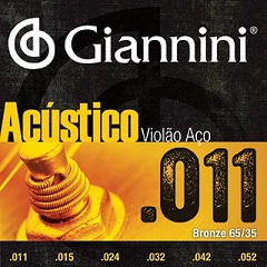 Encordoamento Violão Aço - Giannini